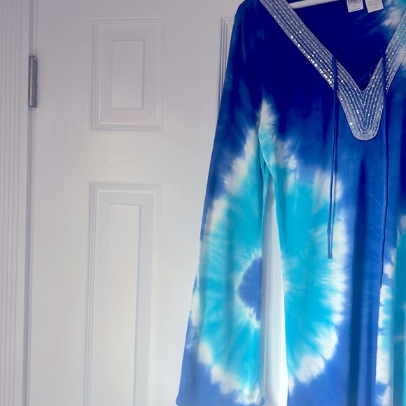 Inc Beach tie dye coverup size Medium - Picture 4 of 6
